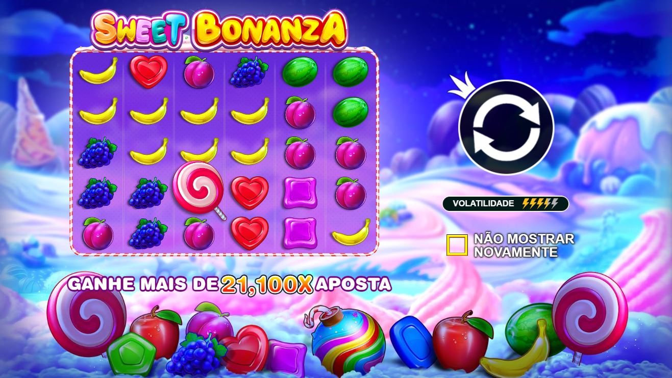 Jogo Sweet Bonanza - melhores sites, ganhar bonus e mais!