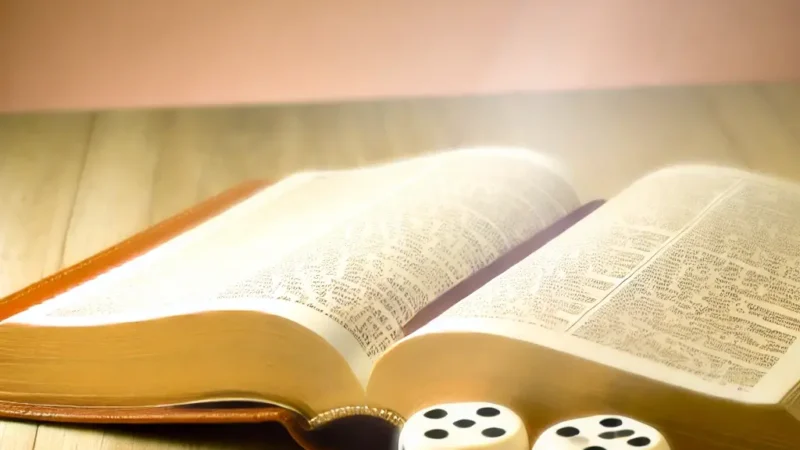 O que fala de aposta na Biblia?