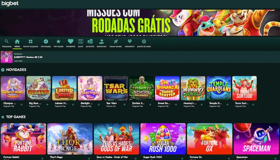 BigBet - Plataforma de Apostas Esportivas e Cassino - Review Honesto