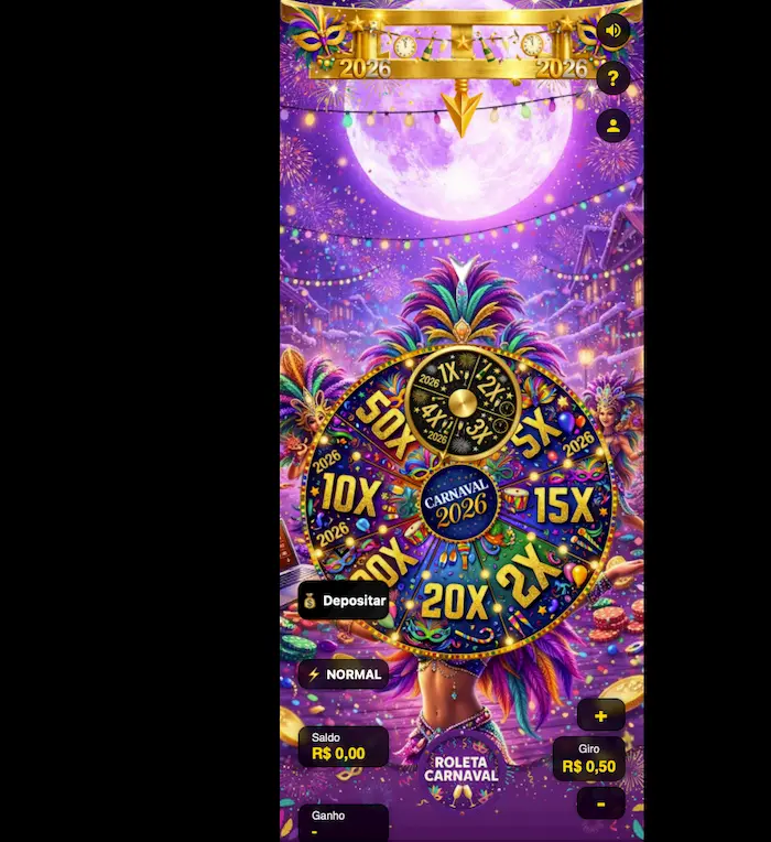 Carnaval do Giro Grand - Roleta Incrivel jogue e ganhe! Carnaval do Giro Grand - Roleta Incrivel jogue e ganhe!