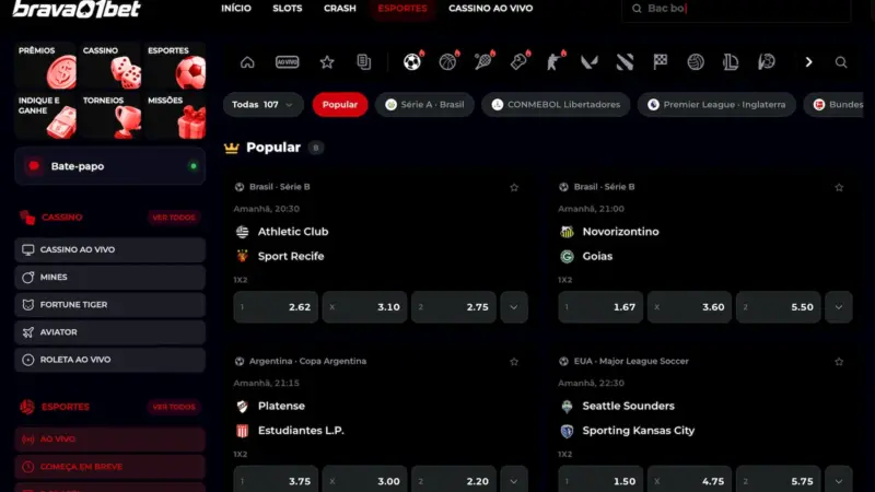 Brava Bet – Bet com Apostas Esportivas funcionando!
